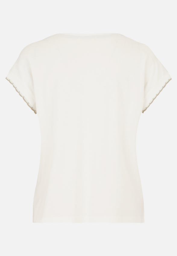 Casual-Shirt mit Rundhalsausschnitt / Rückseite