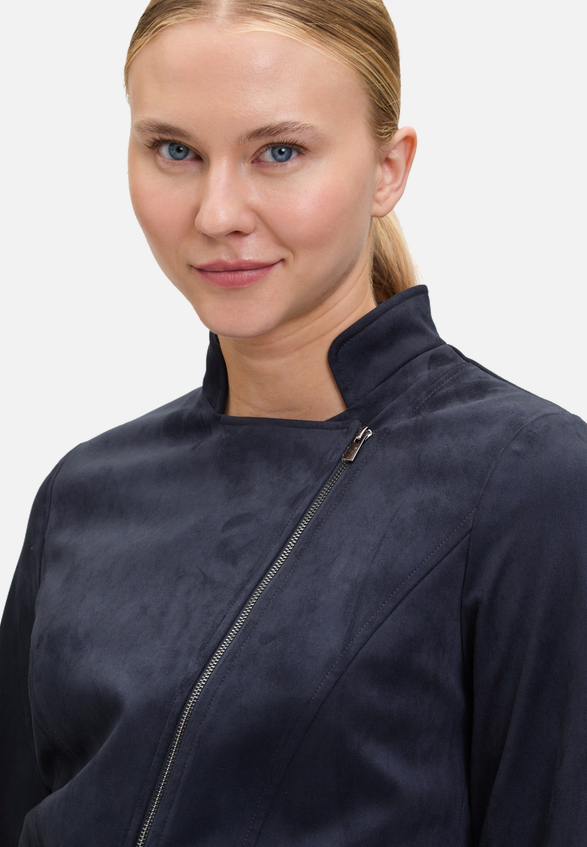 Bikerjacke mit Reißverschluss / Detailbild