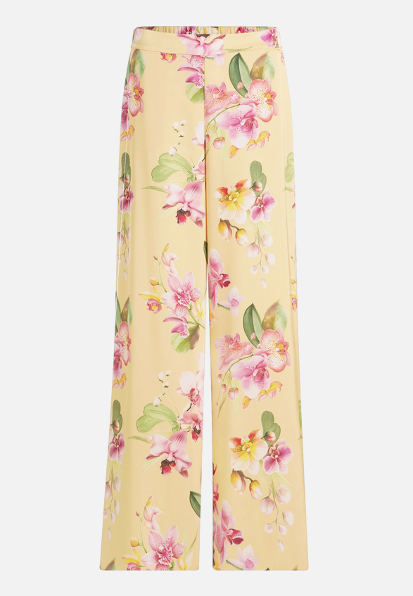Marlene-Hose mit Blumenprint / Vorderseite