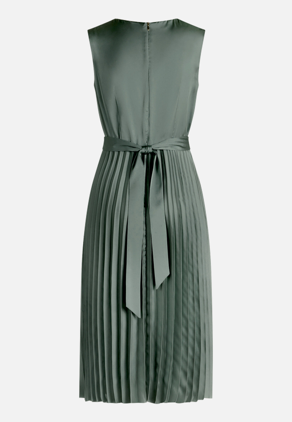 Chiffonkleid mit Plissee / Rückseite