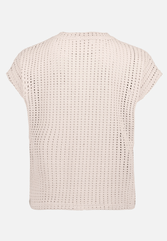 Strukturshirt kurzarm / Rückseite