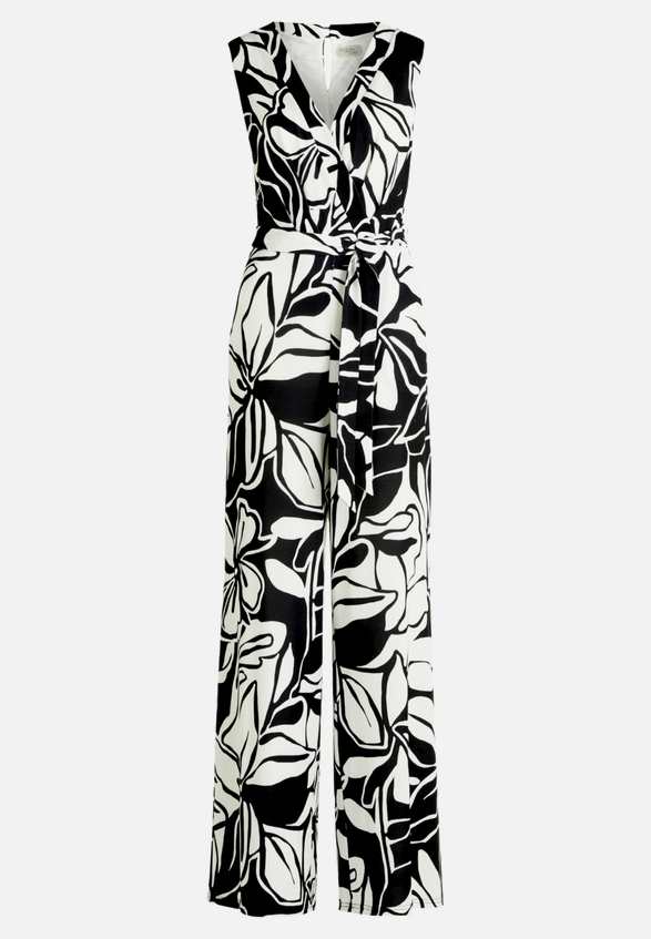 Jumpsuit mit Bindegürtel / Vorderseite
