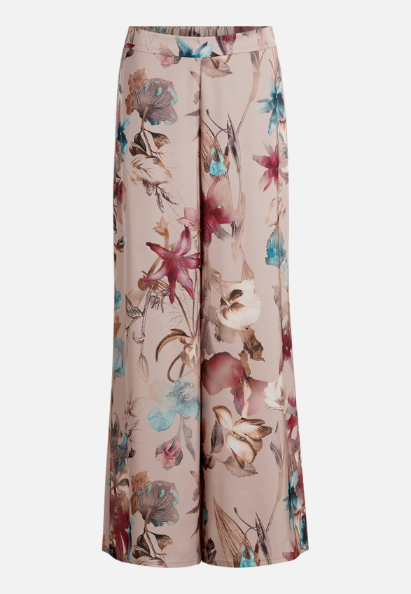 Marlene-Hose mit Blumenprint / Rückseite