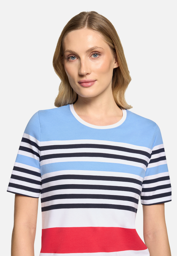 Basic Shirt mit Ringel / Detailbild