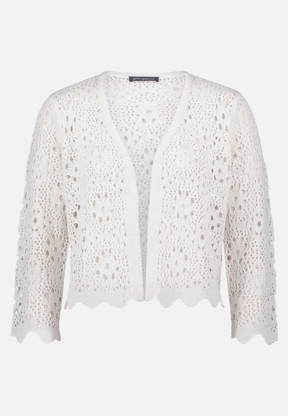Sommer-Strickjacke mit 3/4 Arm / Vorderseite