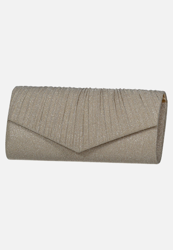 Clutch-Tasche mit Raffung / Detailbild