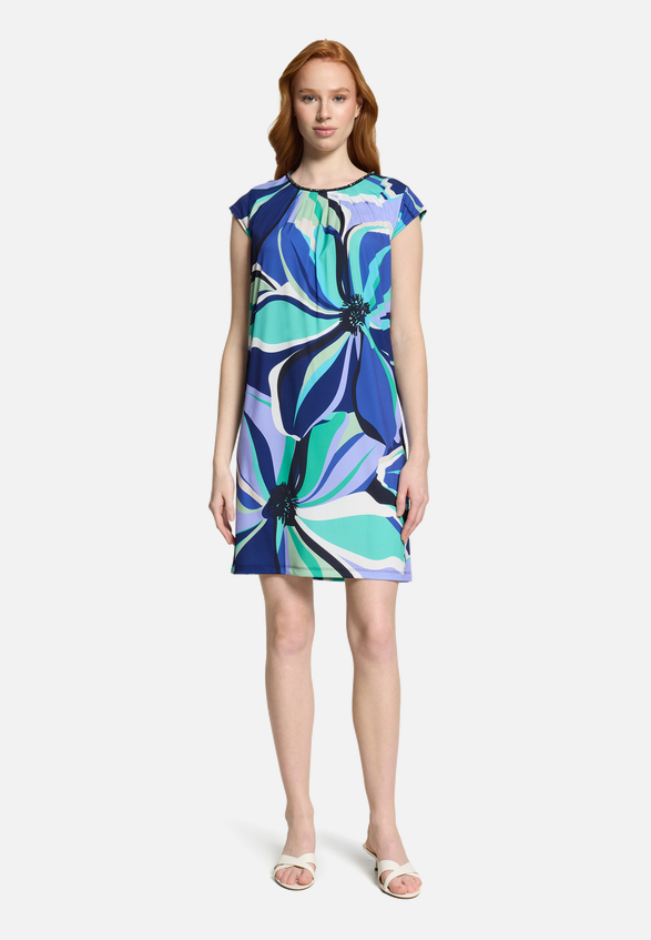Jerseykleid kurzarm / Modellfoto Vorderseite