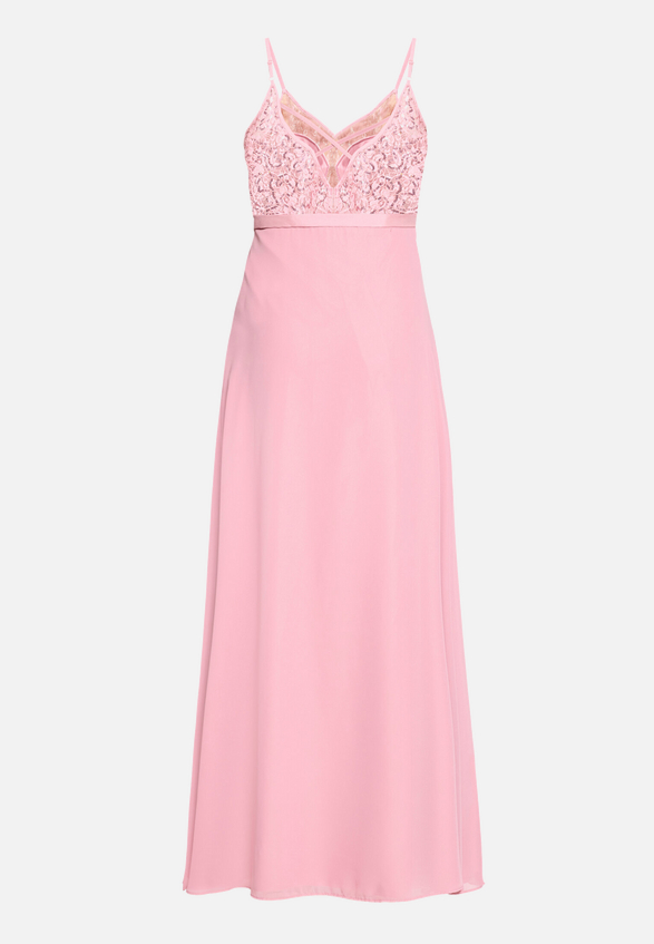 Abendkleid mit Stickerei / Rückseite
