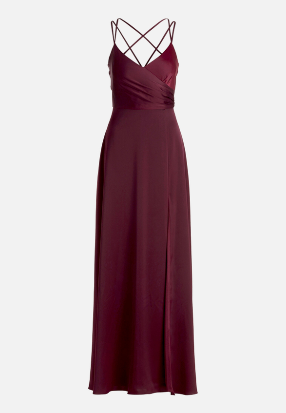 Abendkleid mit V-Ausschnitt / Vorderseite