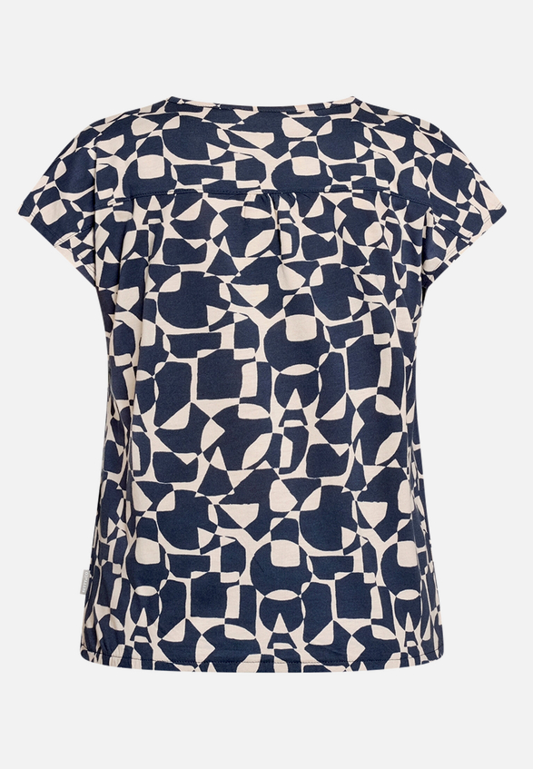 Blusenshirt mit Gummizug / Rückseite