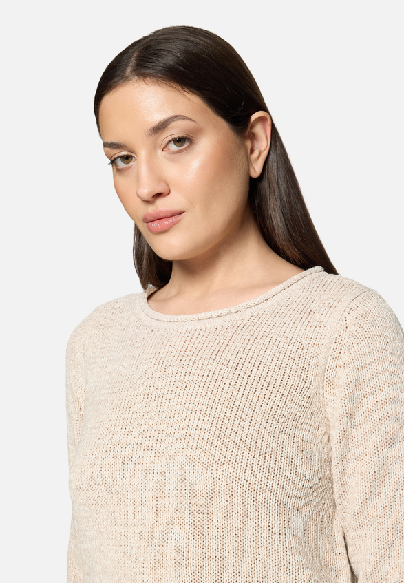 Strickpullover mit 3/4 Arm / Detailbild