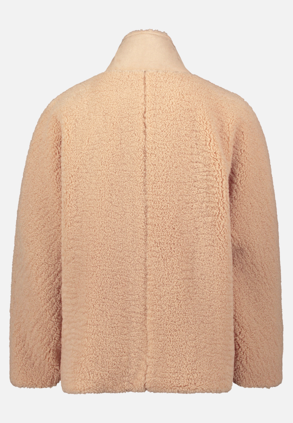 Outdoorjacke mit Plüsch / Rückseite
