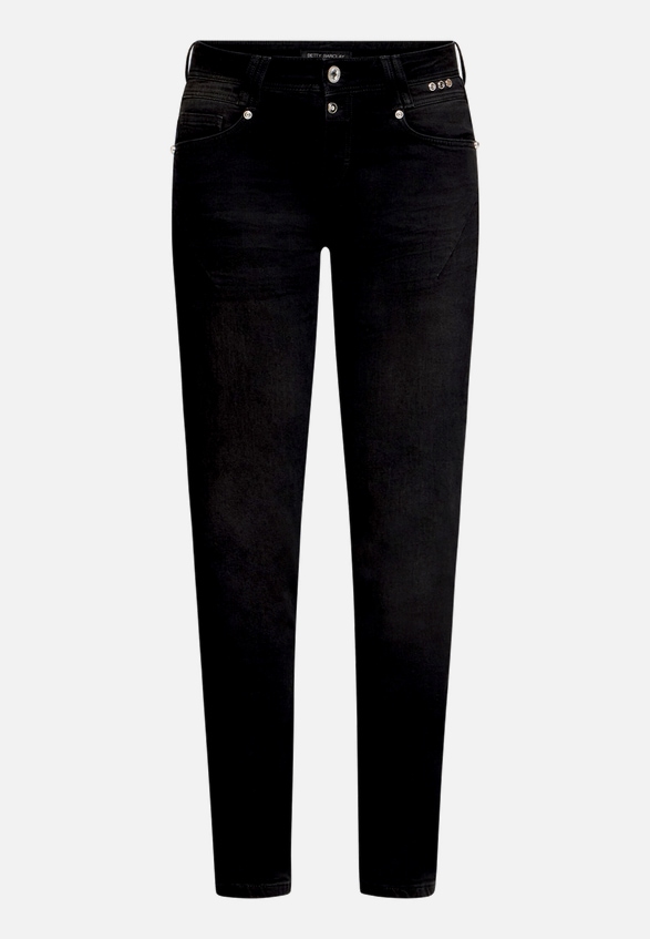 Boyfriend-Hose mit Nieten / Vorderseite