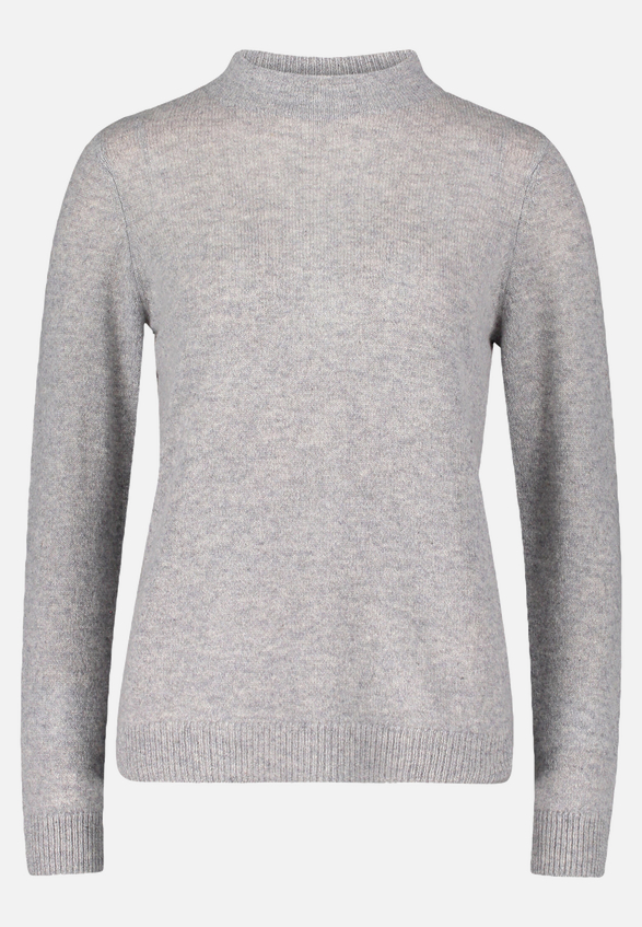 Kaschmir-Pullover mit Stehkragen / Vorderseite