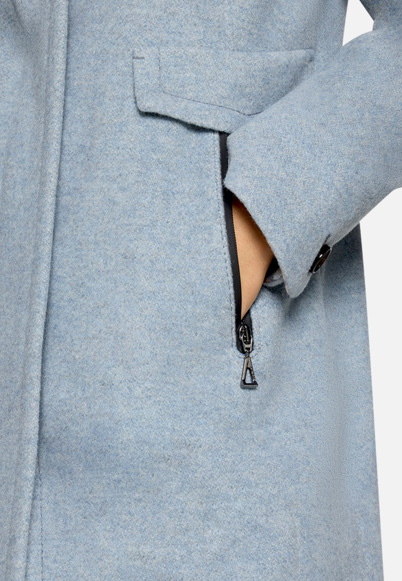 Wolljacke mit Kapuze / Detailbild