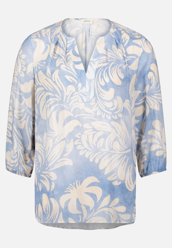 Casual-Bluse mit Gummizug / Vorderseite