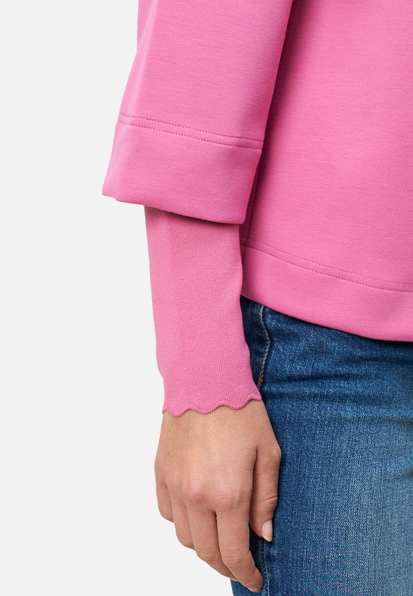 Sweatshirt mit weiten Ärmeln / Detailbild