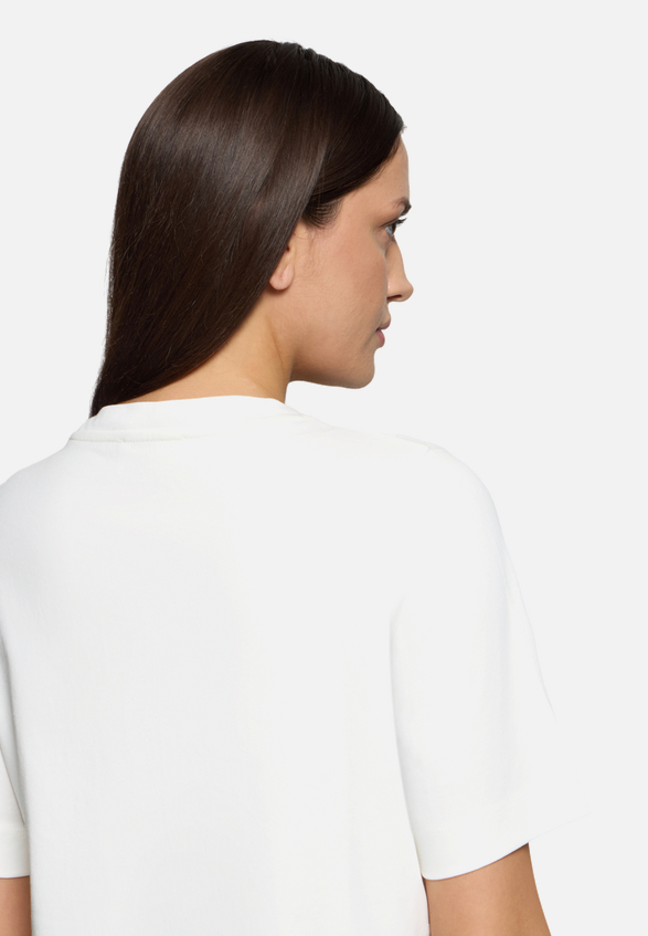 Kurzarm-Shirt mit Rundhalsausschnitt / Detailbild