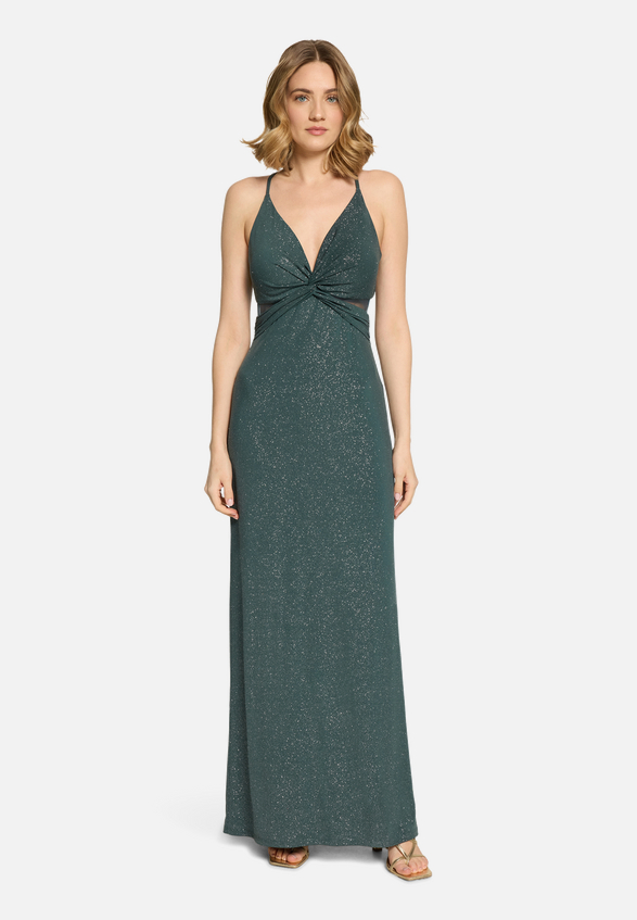 Abendkleid mit Cut-Outs / Modellfoto Vorderseite