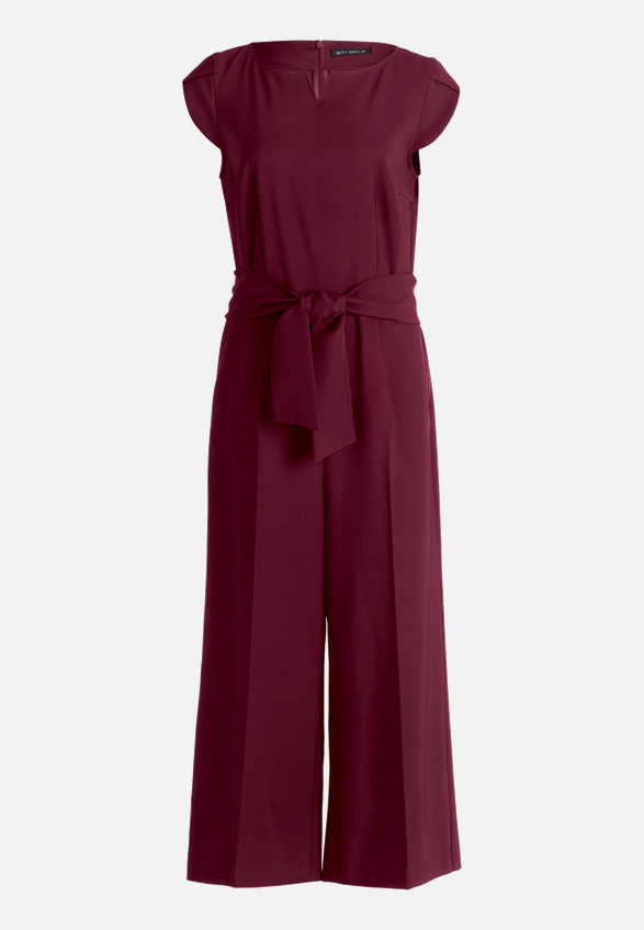 Eleganter Jumpsuit mit Bindegürtel / Vorderseite