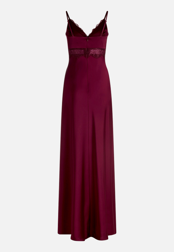Abendkleid schmal geschnitten / Rückseite