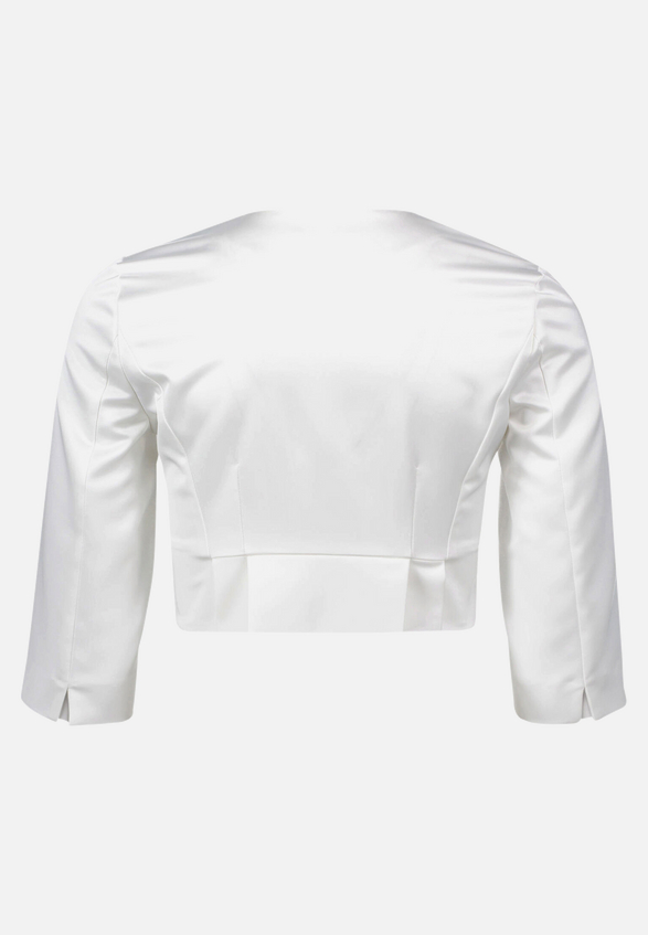 Bolero-Jacke mit Kellerfalten / Rückseite