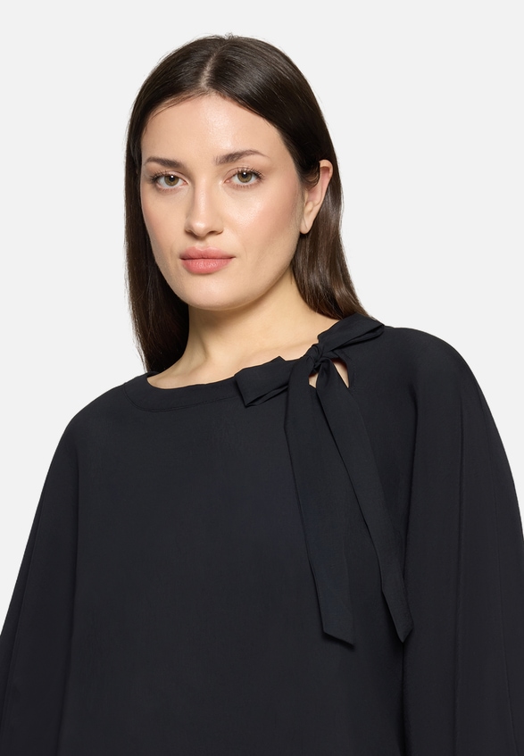 Casual-Bluse mit Schleifenknoten / Detailbild