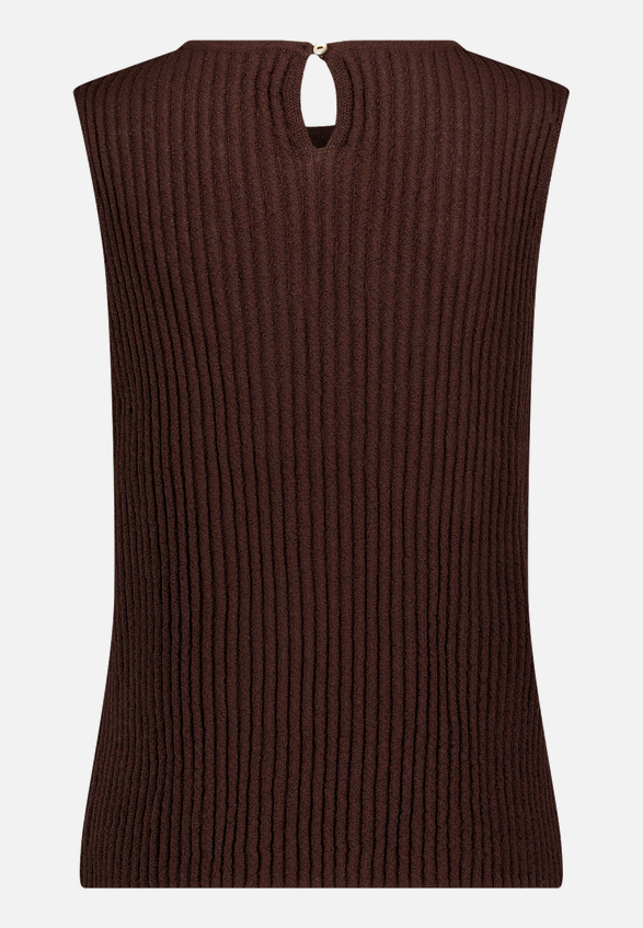 Rundhals-Shirt ohne Arm / Rückseite
