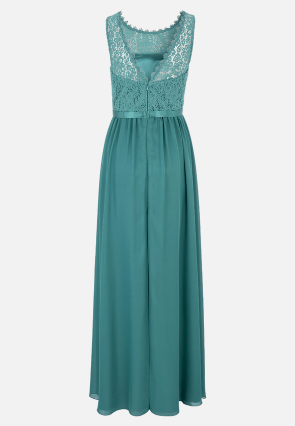 Cocktailkleid mit Spitze / Rückseite