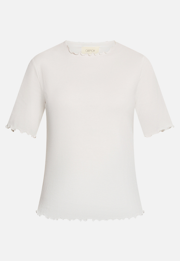 Halbarm-Shirt mit Kragen / Vorderseite