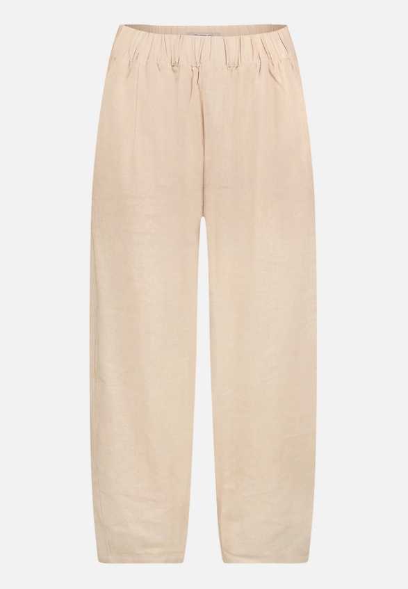 Leinenhose mit Gummizug / Vorderseite