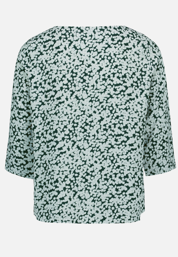 Blusenshirt mit Blumenmuster / Rückseite