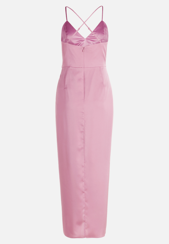Abendkleid mit Raffung / Rückseite