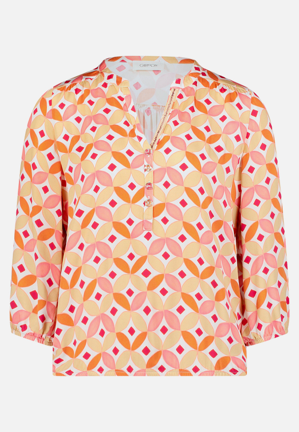 Casual-Bluse mit Muster / Vorderseite