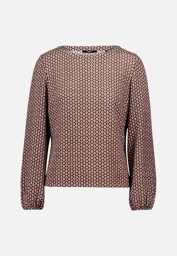 Bluse mit grafischem Print / Vorderseite