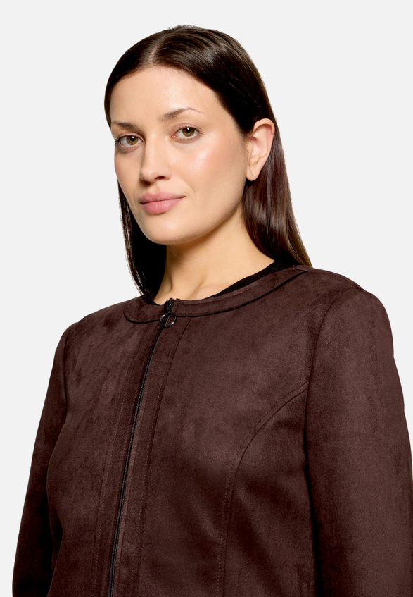 Taillierter  Blazer mit Reißverschluss  / Detailbild
