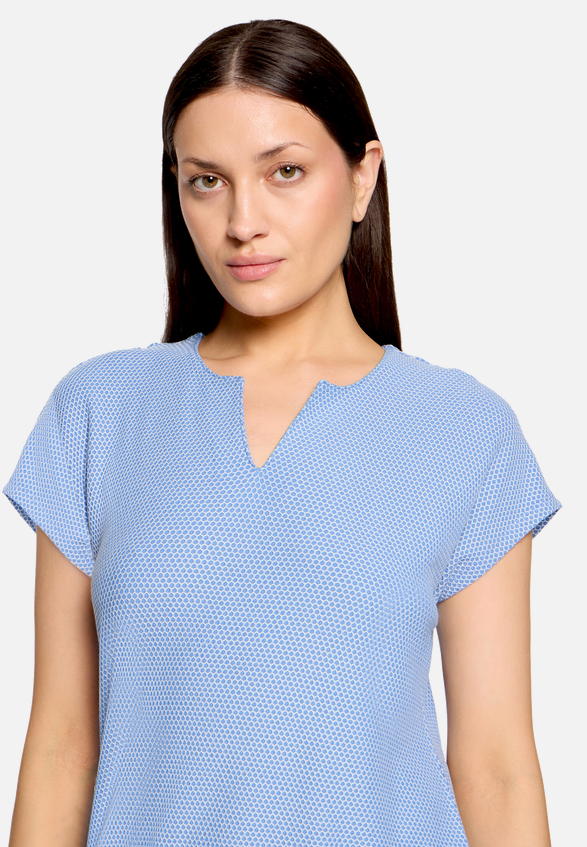 Casual-Shirt mit Struktur / Detailbild