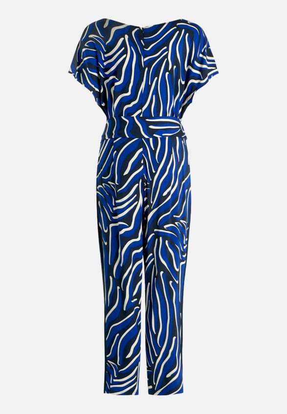 Jumpsuit mit Eingrifftaschen / Rückseite