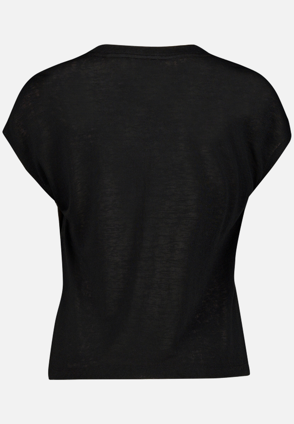 Basic-T-Shirt  mit V-Ausschnitt / Rückseite