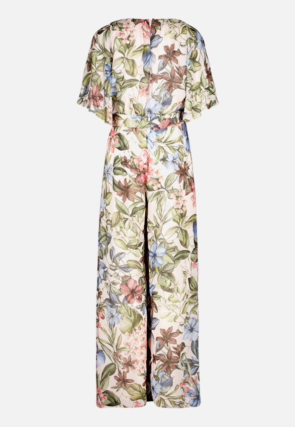 Jumpsuit mit Bindegürtel / Rückseite