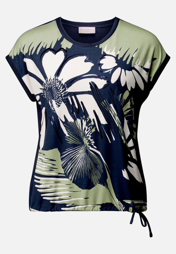 Print-Shirt  mit Tunnelzug  / Vorderseite