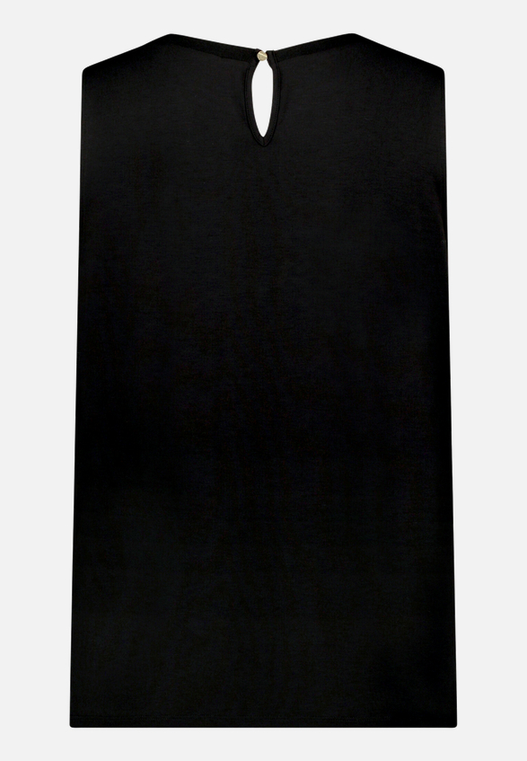 Blusenshirt mit Webbesatz / Rückseite
