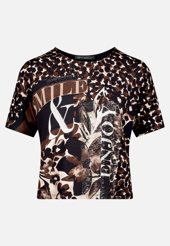Oversize-Shirt mit Aufdruck / Vorderseite