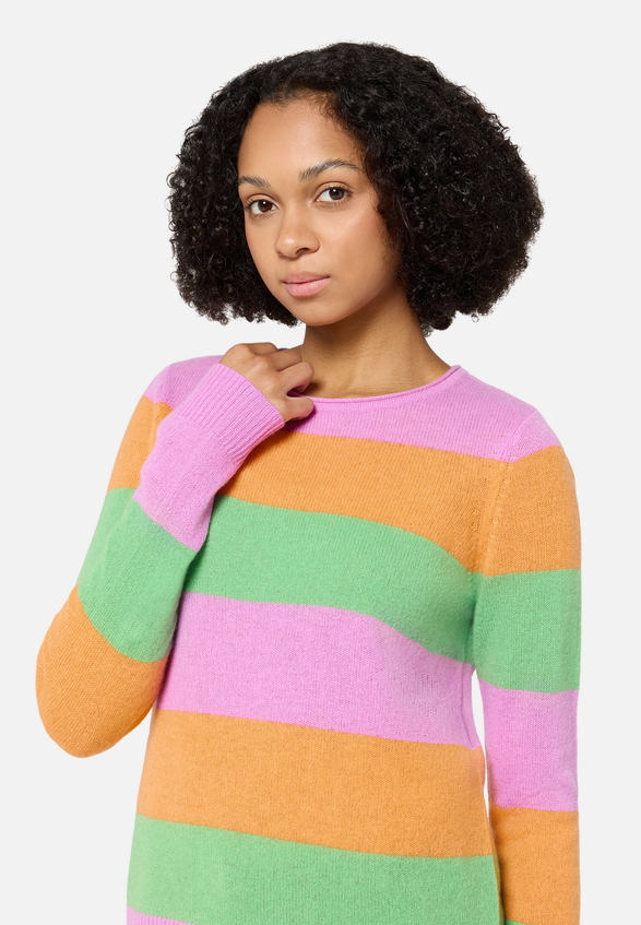 Kaschmir-Pullover mit Rundhalsausschnitt / Detailbild