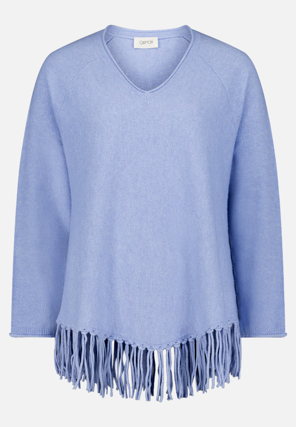Strickpullover mit V-Ausschnitt / Vorderseite