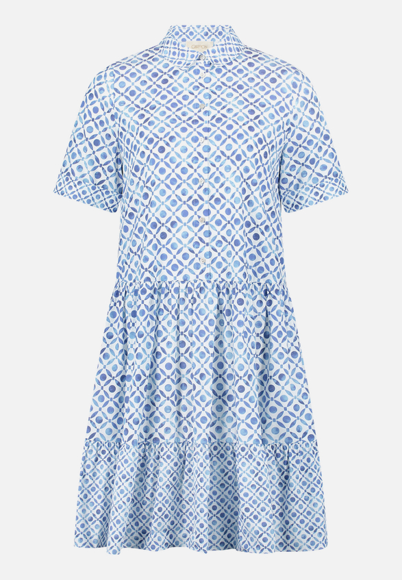 Blusenkleid mit Muster / Vorderseite