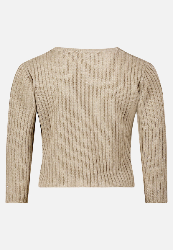 Shirtjacke mit 3/4 Arm / Rückseite