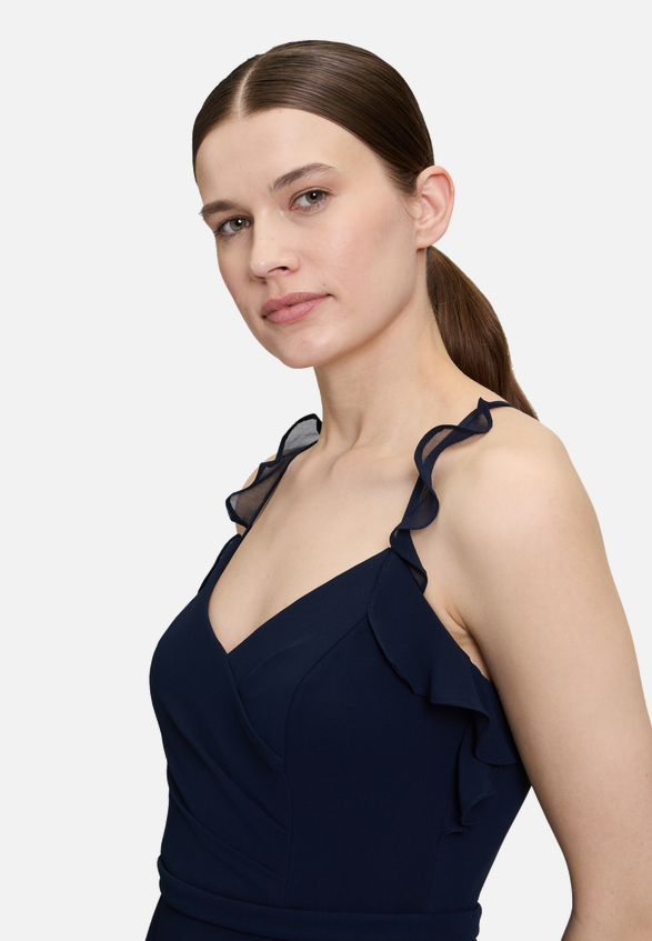 Abendkleid mit Volant / Detailbild
