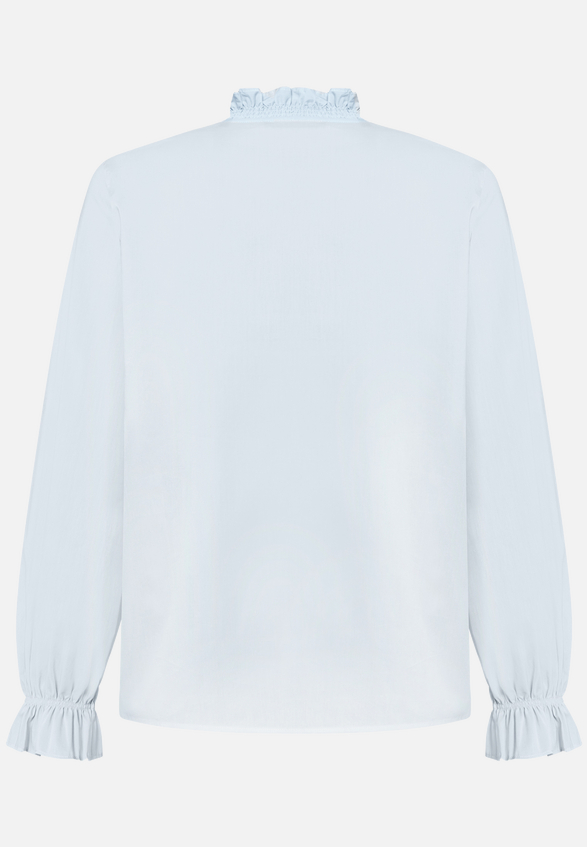 Bluse mit Rüschen / Rückseite