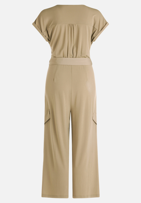 Jumpsuit mit Eingrifftaschen / Rückseite